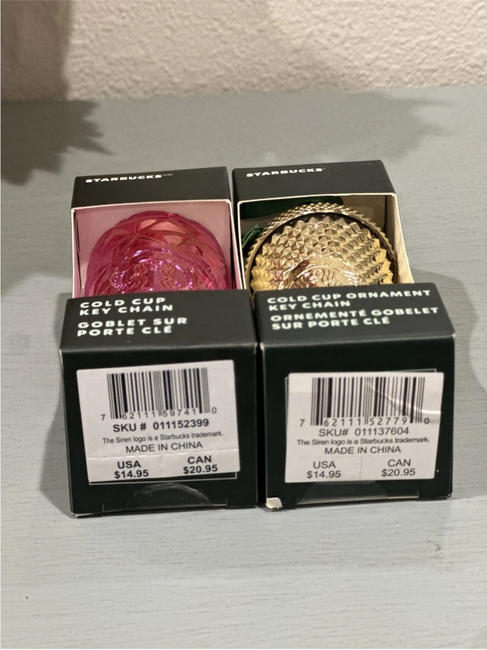 STARBUCKS JEWEL MAGENTA AND GOLD CHROME STUDDED CUP
KEYCHAIN Ornament NEW - Picture 5 of 6